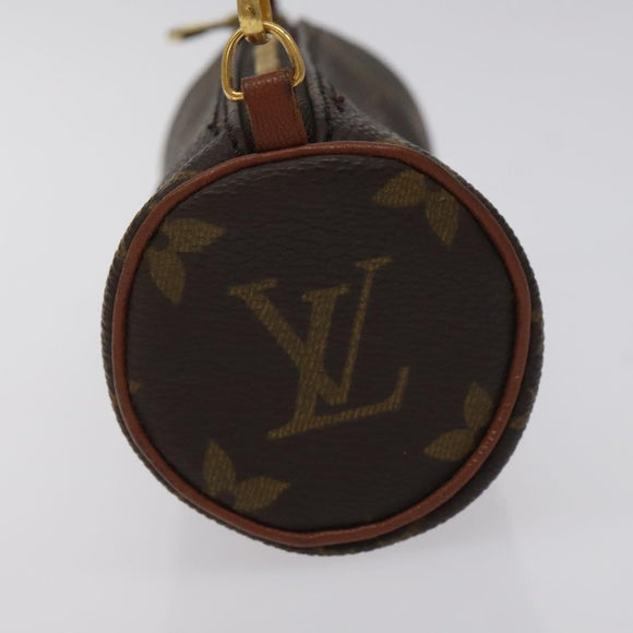 LOUIS VUITTON Monogram Papillon Pouch LV Auth 127754
