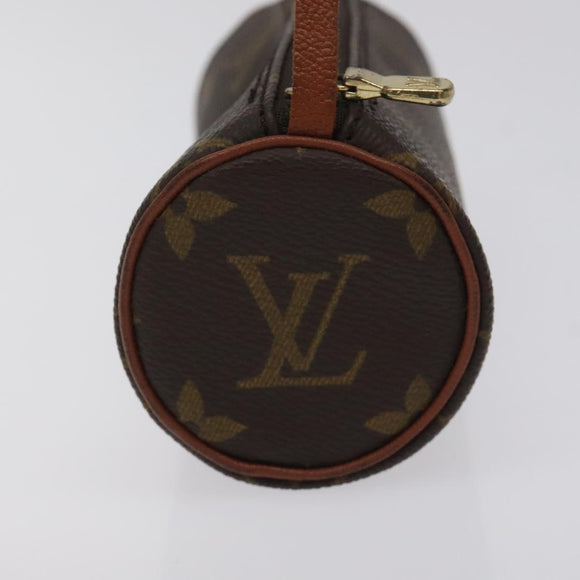 LOUIS VUITTON Monogram Papillon Pouch LV Auth 127754