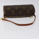 LOUIS VUITTON Monogram Papillon Pouch LV Auth 127754-7
