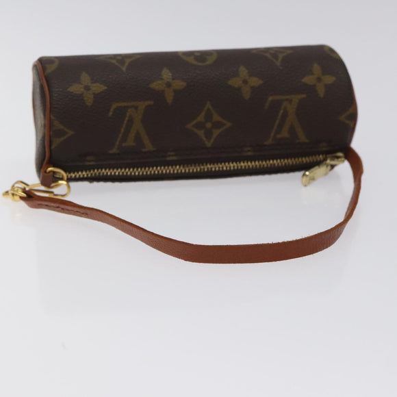 LOUIS VUITTON Monogram Papillon Pouch LV Auth 127754