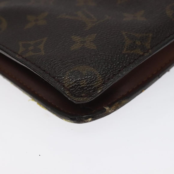 LOUIS VUITTON Monogram Pochette Homme Clutch Bag M51795 LV Auth 127757