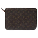 LOUIS VUITTON Monogram Pochette Homme Clutch Bag M51795 LV Auth 127757-2