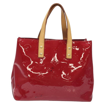 LOUIS VUITTON Monogram Vernis Reade PM Hand Bag Pomme D'amour M91990 Auth 127770 - 0