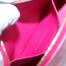 LOUIS VUITTON Vernis Ikat Flower Pochette Cosmetic Pink M90045 LV Auth 127772-11