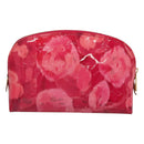 LOUIS VUITTON Vernis Ikat Flower Pochette Cosmetic Pink M90045 LV Auth 127772-2