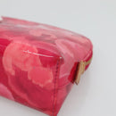 LOUIS VUITTON Vernis Ikat Flower Pochette Cosmetic Pink M90045 LV Auth 127772-7