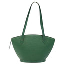 LOUIS VUITTON Epi Saint Jacques Poignees Long Bag Green M52334 LV Auth 127775-2