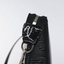 LOUIS VUITTON Epi Electric Pochette Accessoires Pouch Noir M4080N LV Auth 127783-14