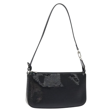 LOUIS VUITTON Epi Electric Pochette Accessoires Pouch Noir M4080N LV Auth 127783