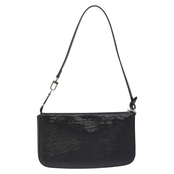 LOUIS VUITTON Epi Electric Pochette Accessoires Pouch Noir M4080N LV Auth 127783