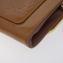 LOUIS VUITTON Vernis Rossmore MM Shoulder Bag Rose Velours M91589 LV Auth 127784-16