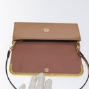 LOUIS VUITTON Vernis Rossmore MM Shoulder Bag Rose Velours M91589 LV Auth 127784-9