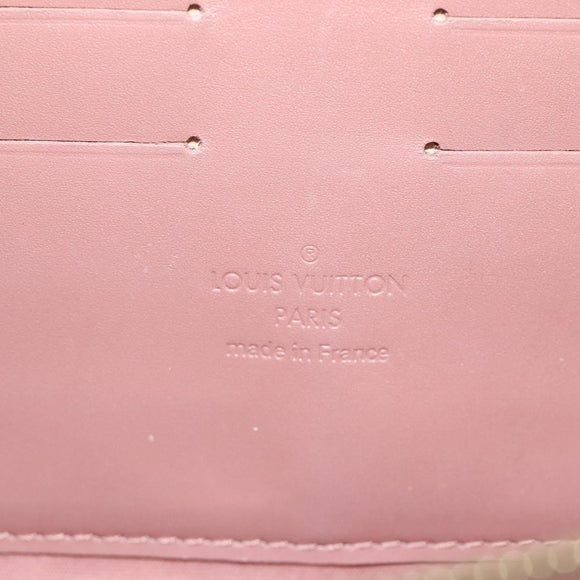 LOUIS VUITTON Vernis Rossmore MM Shoulder Bag Rose Velours M91589 LV Auth 127784