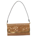 LOUIS VUITTON Vernis Rossmore MM Shoulder Bag Rose Velours M91589 LV Auth 127784-13