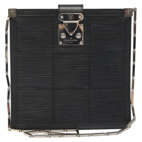 LOUIS VUITTON Epi Stretch Mojito Shoulder Bag Pouch Black M54612 LV Auth 127785