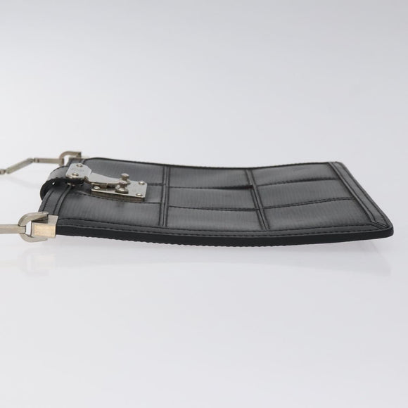 LOUIS VUITTON Epi Stretch Mojito Umhängetasche Pouch Schwarz M54612 LV Auth 127785