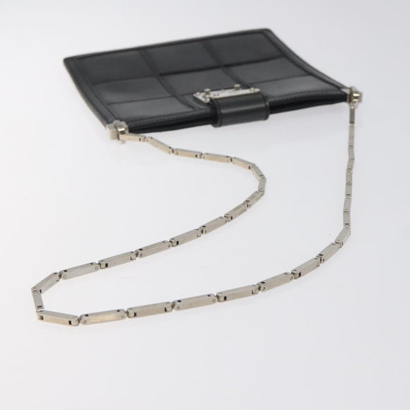 LOUIS VUITTON Epi Stretch Mojito Shoulder Bag Pouch Black M54612 LV Auth 127785