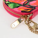 LOUIS VUITTON Vernis Rose Porte Monnaie Chapeau Coin Purse M93690 Auth 127793V-8