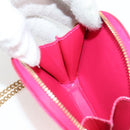 LOUIS VUITTON Vernis Rose Porte Monnaie Chapeau Coin Purse M93690 Auth 127793V-19