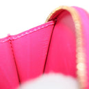 LOUIS VUITTON Vernis Rose Porte Monnaie Chapeau Coin Purse M93690 Auth 127793V-11