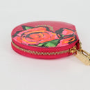 LOUIS VUITTON Vernis Rose Porte Monnaie Chapeau Coin Purse M93690 Auth 127793V-3