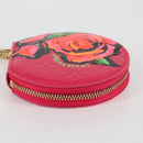 LOUIS VUITTON Vernis Rose Porte Monnaie Chapeau Coin Purse M93690 Auth 127793V-4