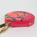 LOUIS VUITTON Vernis Rose Porte Monnaie Chapeau Coin Purse M93690 Auth 127793V-6