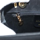 Salvatore Ferragamo Gancini Shoulder Bag Suede Black Gold Auth 127796-21