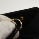 Salvatore Ferragamo Gancini Shoulder Bag Suede Black Gold Auth 127796-8