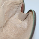 LOUIS VUITTON Monogram Trousse Demi Ronde Cosmetic Pouch M47520 LV Auth 127801-14