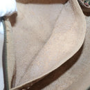 LOUIS VUITTON Monogram Trousse Demi Ronde Cosmetic Pouch M47520 LV Auth 127801-16