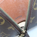 LOUIS VUITTON Monogram Trousse Demi Ronde Cosmetic Pouch M47520 LV Auth 127801-17