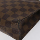 LOUIS VUITTON Damier Ebene Poche Toilette 26 Pouch N47543 LV Auth 127802-15