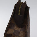 LOUIS VUITTON Damier Ebene Poche Toilette 26 Pouch N47543 LV Auth 127802-8