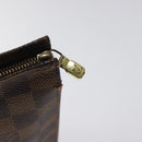 LOUIS VUITTON Damier Ebene Poche Toilette 26 Pouch N47543 LV Auth 127802-9