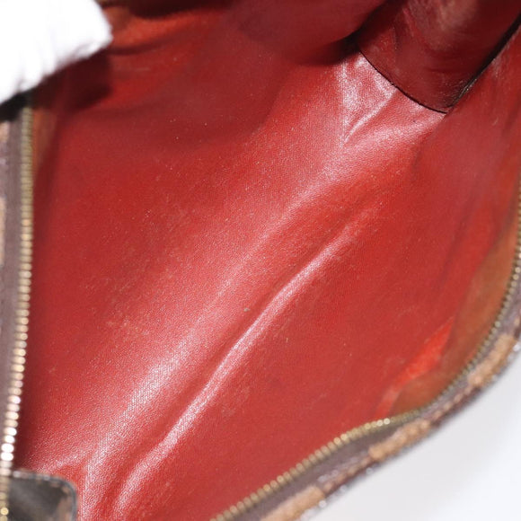 LOUIS VUITTON Damier Ebene Poche Toilette 26 Pouch N47543 LV Auth 127802