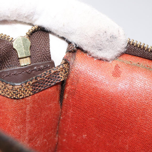 LOUIS VUITTON Damier Ebene Poche Toilette 26 Pouch N47543 LV Auth 127802