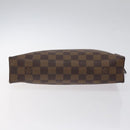 LOUIS VUITTON Damier Ebene Poche Toilette 26 Pouch N47543 LV Auth 127802-6