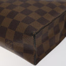 LOUIS VUITTON Damier Ebene Poche Toilette 26 Pouch N47543 LV Auth 127802-7
