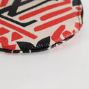 LOUIS VUITTON Monogram Crafty Round Coin Purse Red M69505 LV Auth 127809M-14