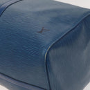 LOUIS VUITTON Epi Keepall 50 Boston Bag Blue M42965 LV Auth 127810-9