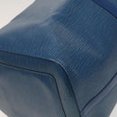 LOUIS VUITTON Epi Keepall 50 Boston Bag Blue M42965 LV Auth 127810-14