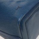 LOUIS VUITTON Epi Keepall 50 Boston Bag Blue M42965 LV Auth 127810-15