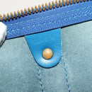 LOUIS VUITTON Epi Keepall 50 Boston Bag Blue M42965 LV Auth 127810-12