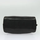 PRADA Chain Shoulder Bag Leather Black Gold Auth 127820-10