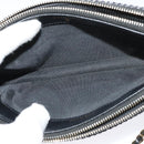 CHANEL Deauville line COCO Mark Chain Wallet Raffia Navy Gold CC Auth 127827-10