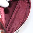 BURBERRY Nova Check Shoulder Bag Canvas Leather Beige Gold Auth 127835-11