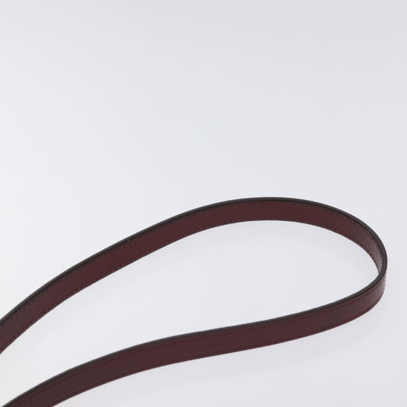 BURBERRY Nova Check Shoulder Bag Canvas Leather Beige Gold Auth 127835