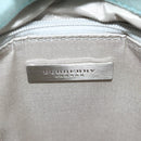 BURBERRY Sacosh Shoulder Bag Canvas Light Blue Auth 127837-15