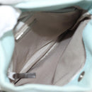 BURBERRY Sacosh Shoulder Bag Canvas Light Blue Auth 127837-16